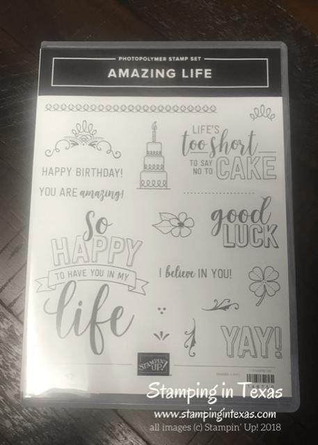 Stampin' Up! Amazing Life Stamp Set 